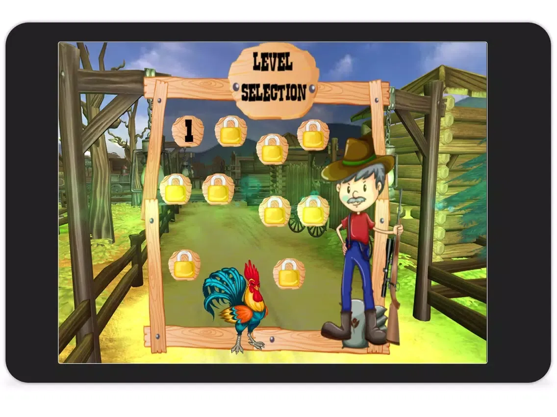 Tangkapan skrin Texas Chicken bow shooting iPad 